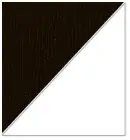 Grained Black On White