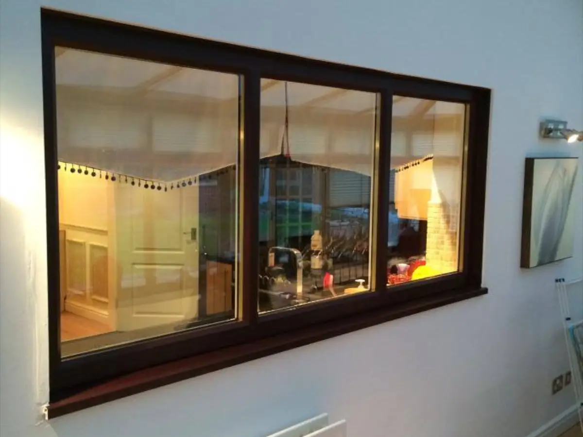 Rosewood Upvc Window