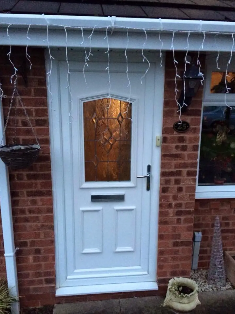 White Canterbury Upvc Door